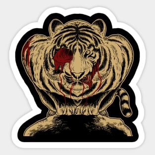Tiger Wildlife Halloween Animal Rights Jungle Sticker